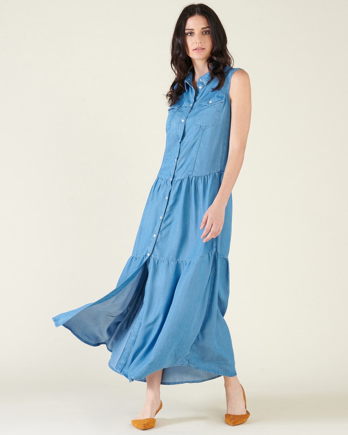 silvian heach denim dress SILVIAN HEACH WOMEN'S DRESS. Buy SILVIAN HEACH online: Luc.co.uk LUC